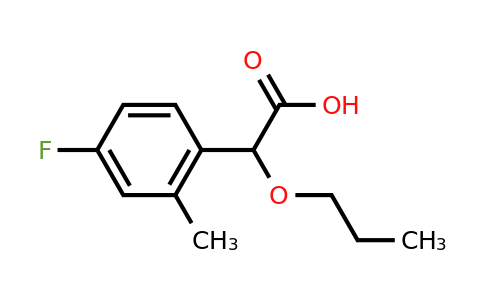 1548413-11-1 | 2-(4-Fluoro-2-methylphenyl)-2-propoxyacetic acid