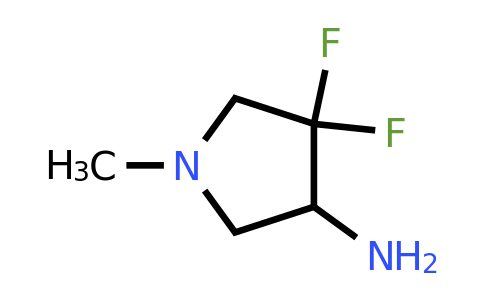 1552636-99-3 | 3-Pyrrolidinamine, 4,4-difluoro-1-methyl-