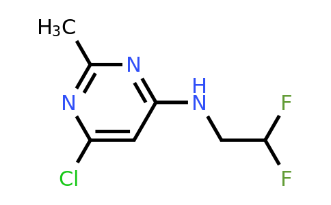 1552918-79-2 | 6-Chloro-N-(2,2-difluoroethyl)-2-methylpyrimidin-4-amine