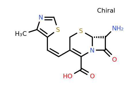 155723-02-7 | 7-amino-3-[(Z)-2-(4-methyl-5-thiazolyl)vinyl]-3-cephem-4-carboxylic acid