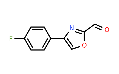 1557596-03-8 | 4-(4-Fluorophenyl)oxazole-2-carbaldehyde