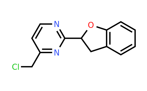 1558386-32-5 | 4-(Chloromethyl)-2-(2,3-dihydro-1-benzofuran-2-yl)pyrimidine
