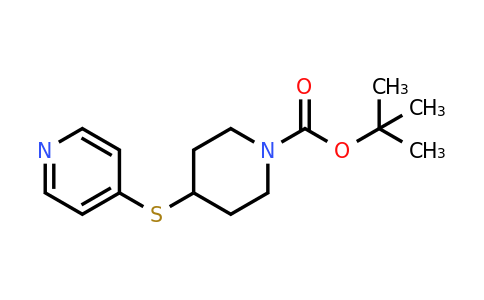 155967-58-1 | tert-Butyl 4-(pyridin-4-ylthio)piperidine-1-carboxylate