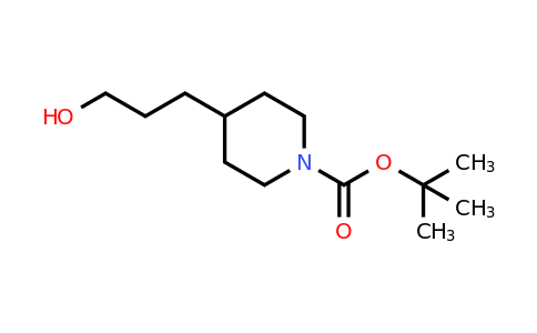 156185-63-6 | tert-butyl 4-(3-hydroxypropyl)piperidine-1-carboxylate