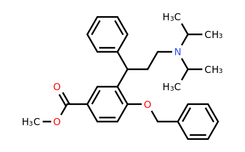 156755-35-0 | methyl 3-[3-[di(propan-2-yl)amino]-1-phenylpropyl]-4-phenylmethoxybenzoate