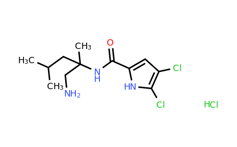 1583662-86-5 | N-(1-Amino-2,4-dimethylpentan-2-yl)-4,5-dichloro-1H-pyrrole-2-carboxamide hydrochloride