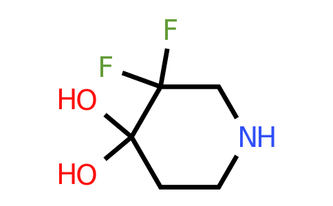 1589565-31-0 | 4,4-Piperidinediol, 3,3-difluoro-
