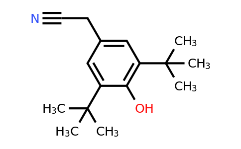 1611-07-0 | 2-(3,5-Di-tert-butyl-4-hydroxyphenyl)acetonitrile