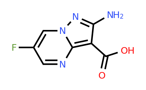 1613191-77-7 | 2-Amino-6-fluoropyrazolo[1,5-a]pyrimidine-3-carboxylic acid