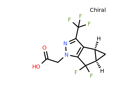 1620056-83-8 | 2-((3bS,4aR)-5,5-Difluoro-3-(trifluoromethyl)-3b,4,4a,5-tetrahydro-1H-cyclopropa[3,4]cyclopenta[1,2-c]pyrazol-1-yl)acetic acid