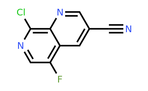 1620981-11-4 | 8-Chloro-5-fluoro-1,7-naphthyridine-3-carbonitrile