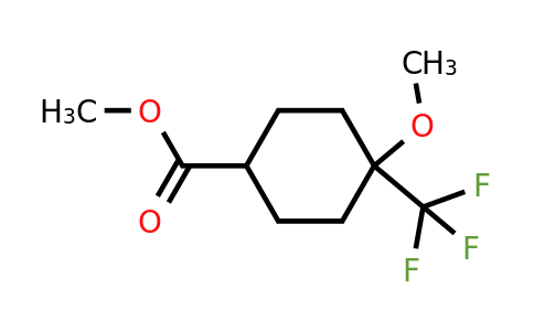 1637310-70-3 | methyl 4-methoxy-4-(trifluoromethyl)cyclohexanecarboxylate