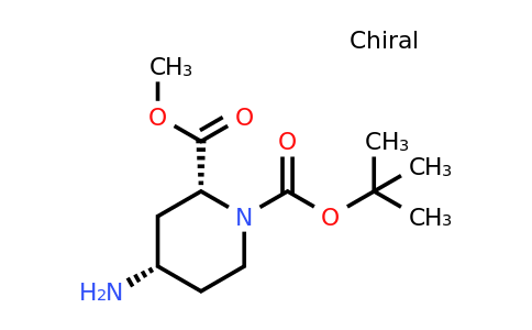 1638744-02-1 | 1-tert-butyl 2-methyl (2R,4S)-4-aminopiperidine-1,2-dicarboxylate