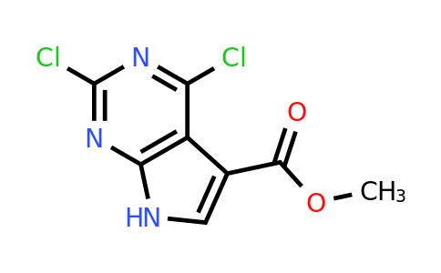 1638760-75-4 | methyl 2,4-dichloro-7H-pyrrolo[2,3-d]pyrimidine-5-carboxylate