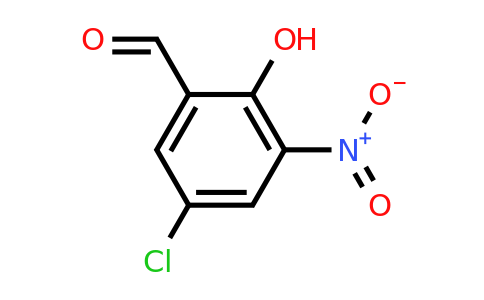 16634-90-5 | 5-Chloro-2-hydroxy-3-nitrobenzaldehyde