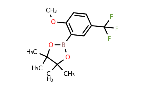 1688686-12-5 | Éster de pinacol del ácido 2-metoxi-5-(trifluorometil)fenilborónico