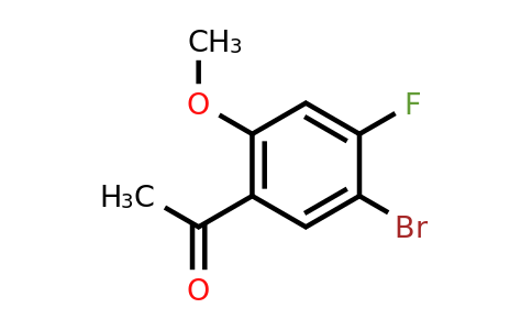 1692235-59-8 | 1-(5-Bromo-4-fluoro-2-methoxy-phenyl)-ethanone