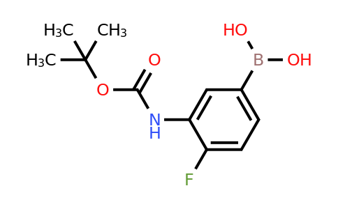 1704069-72-6 | (3-((Tert-butoxycarbonyl)amino)-4-fluorophenyl)boronic acid