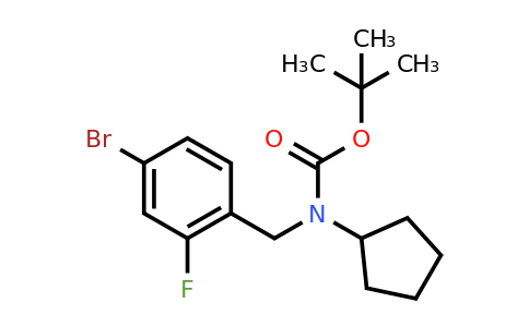 1704096-11-6 | Tert-butyl 4-bromo-2-fluorobenzyl(cyclopentyl)carbamate