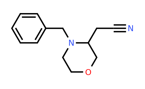 170701-93-6 | 2-(4-Benzylmorpholin-3-yl)acetonitrile