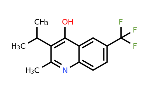 1707373-33-8 | 3-Isopropyl-2-methyl-6-(trifluoromethyl)quinolin-4-ol
