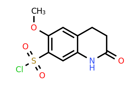 1710418-23-7 | 6-Methoxy-2-oxo-1,2,3,4-tetrahydroquinoline-7-sulfonyl chloride