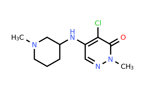 1713450-93-1 | 4-Chloro-2-methyl-5-((1-methylpiperidin-3-yl)amino)pyridazin-3(2H)-one