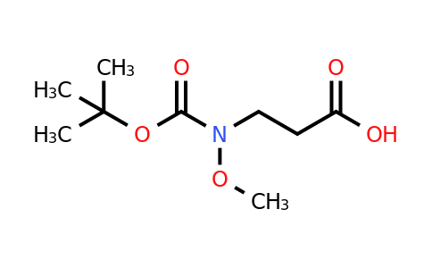 172299-81-9 | N-Boc-N-methoxy-3-aminopropionic acid