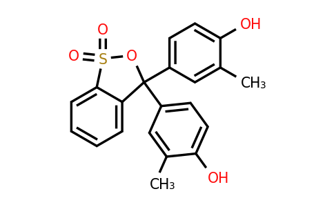 1733-12-6 | 3,3-Bis(4-hydroxy-3-methylphenyl)-3H-benzo[c][1,2]oxathiole 1,1-dioxide