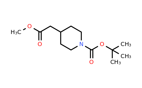 175213-46-4 | t-Butyl 4-(2-methoxy-2-oxoethyl)piperidine-1-carboxylate