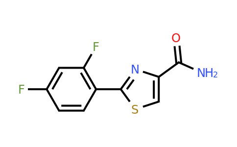 175276-97-8 | 2-(2,4-Difluorophenyl)-1,3-Thiazole-4-Carboxamide