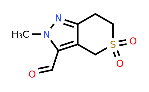 1780437-11-7 | 2-Methyl-5,5-dioxo-2H,4H,6H,7H-5lambda6-thiopyrano[4,3-c]pyrazole-3-carbaldehyde