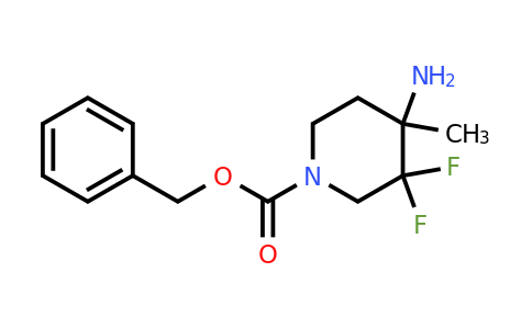 1781179-43-8 | 1-Piperidinecarboxylic acid, 4-amino-3,3-difluoro-4-methyl-, phenylmethyl ester