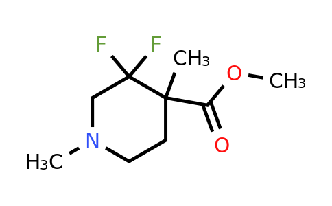 1781438-04-7 | 4-Piperidinecarboxylic acid, 3,3-difluoro-1,4-dimethyl-, methyl ester