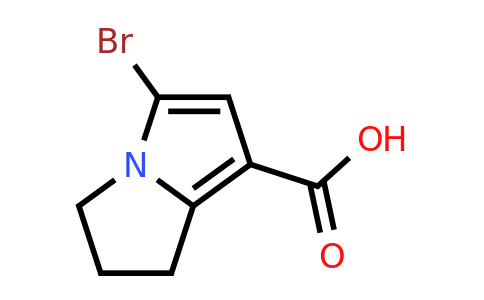 1781708-89-1 | 5-Bromo-2,3-dihydro-1H-pyrrolizine-7-carboxylic acid