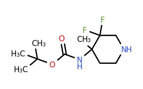 1782510-19-3 | tert-Butyl (3,3-difluoro-4-methylpiperidin-4-yl)carbamate