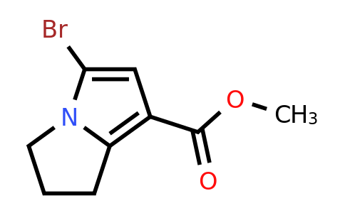1783330-05-1 | Methyl 5-bromo-2,3-dihydro-1H-pyrrolizine-7-carboxylate
