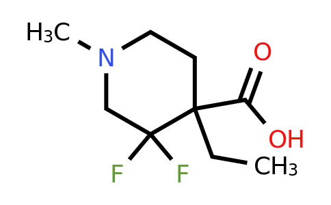 1785295-81-9 | 4-Piperidinecarboxylic acid, 4-ethyl-3,3-difluoro-1-methyl-