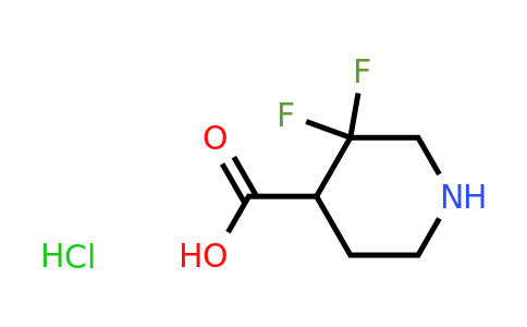 1785367-71-6 | 4-Piperidinecarboxylic acid, 3,3-difluoro-, hydrochloride
