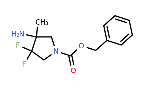 1785622-50-5 | 1-Pyrrolidinecarboxylic acid, 3-amino-4,4-difluoro-3-methyl-, phenylmethyl ester