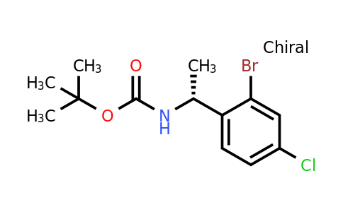 1799438-97-3 | (R)-tert-Butyl (1-(2-bromo-4-chlorophenyl)ethyl)carbamate