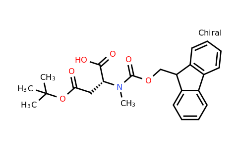 1799443-40-5 | (2R)-4-tert-butoxy-2-[9H-fluoren-9-ylmethoxycarbonyl(methyl)amino]-4-oxo-butanoic acid
