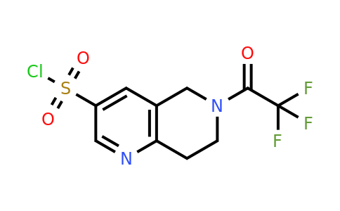 1802152-71-1 | 6-(2,2,2-Trifluoroacetyl)-5,6,7,8-tetrahydro-1,6-naphthyridine-3-sulfonyl chloride