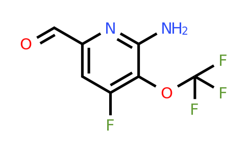 1803436-82-9 | 2-Amino-4-fluoro-3-(trifluoromethoxy)pyridine-6-carboxaldehyde