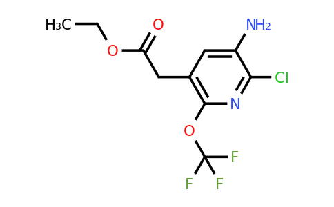 1803459-26-8 | Ethyl 3-amino-2-chloro-6-(trifluoromethoxy)pyridine-5-acetate