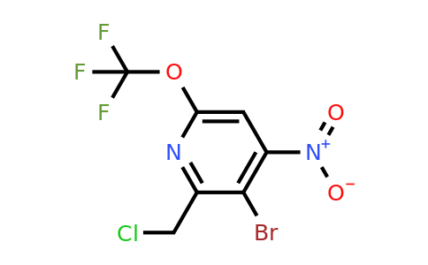 1803465-93-1 | 3-Bromo-2-(chloromethyl)-4-nitro-6-(trifluoromethoxy)pyridine