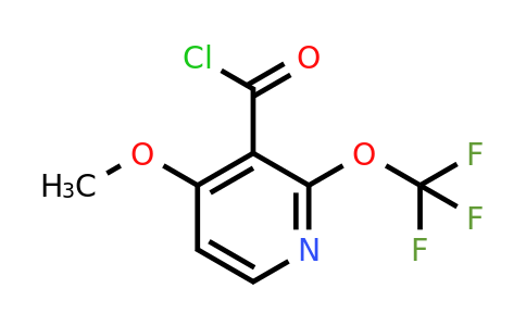 1803483-20-6 | 4-Methoxy-2-(trifluoromethoxy)pyridine-3-carbonyl chloride