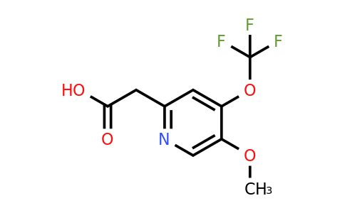 1803484-23-2 | 5-Methoxy-4-(trifluoromethoxy)pyridine-2-acetic acid