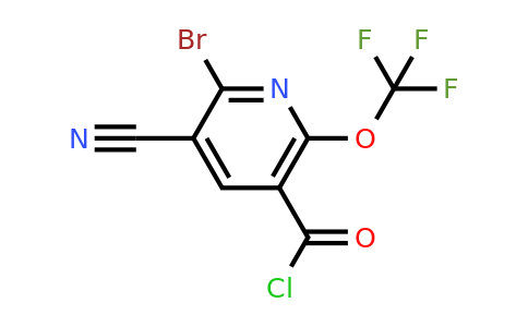 1803618-20-3 | 2-Bromo-3-cyano-6-(trifluoromethoxy)pyridine-5-carbonyl chloride
