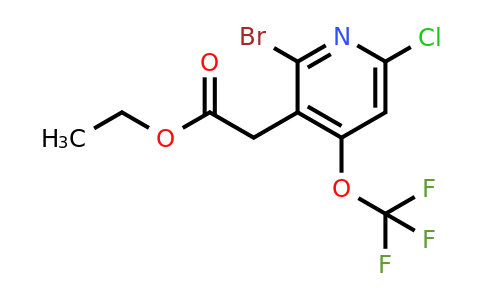 1803618-23-6 | 2-bromo-6-cloro-4-(trifluorometoxi)piridina-3-acetato de etilo